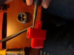 Tapping the selector knob